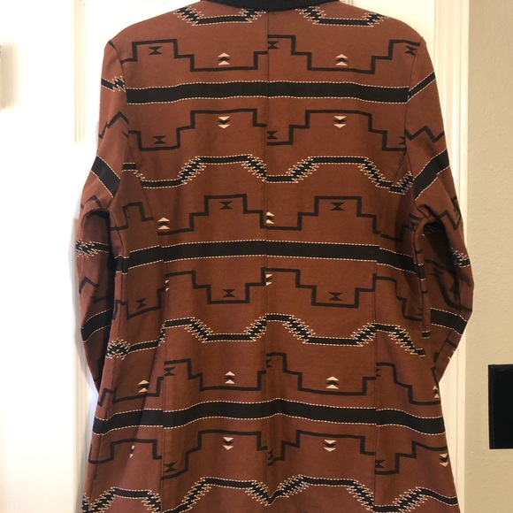 Vintage Circle T Western Blazer Jacket | Aztec Print | Made in USA | Medium - Picture 2 of 13